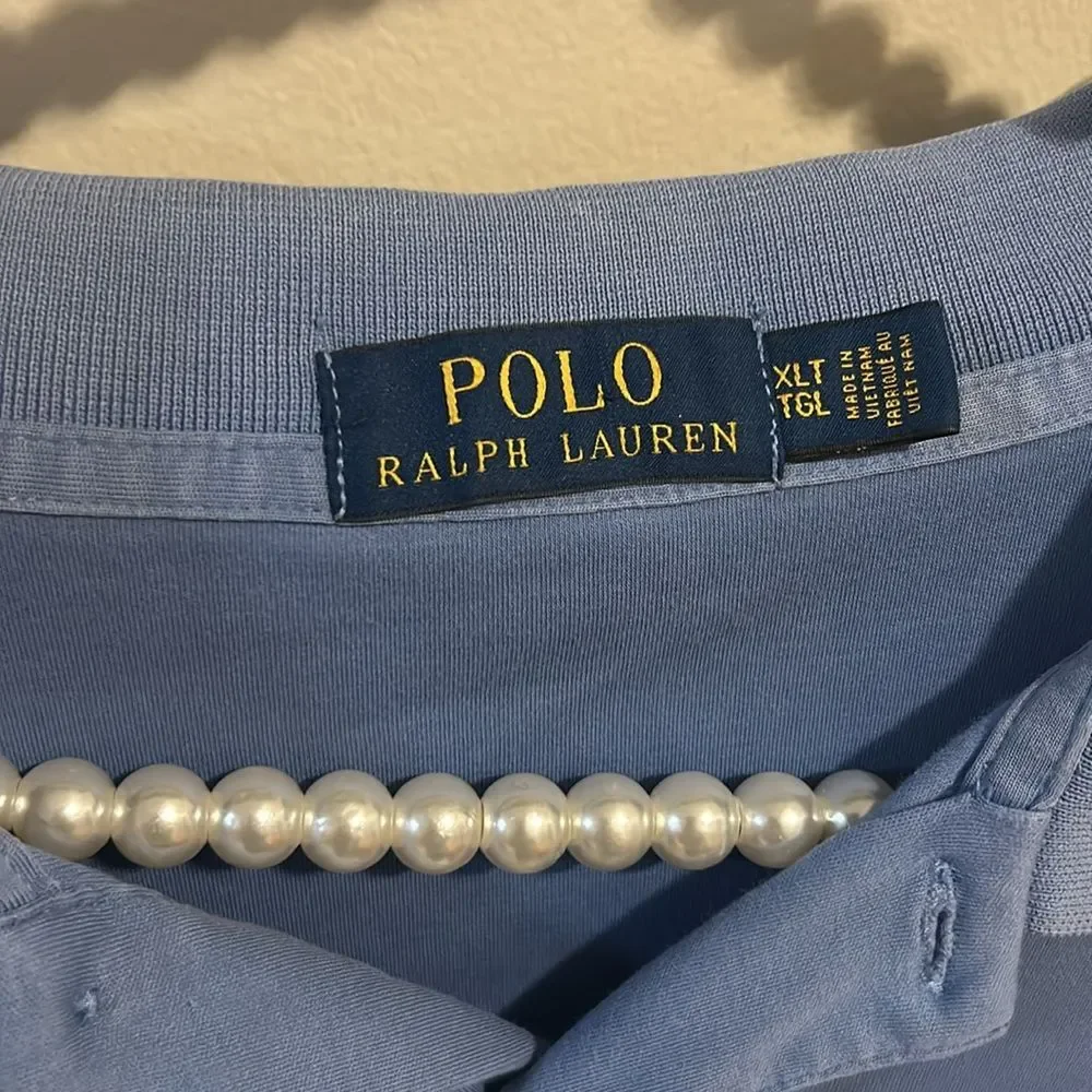 Polo Ralph Lauren Classic Fit Blue Polo XLT